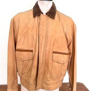 90's NWT - M.Julian Adventures - Leather Jacket - Southwestern - Size XL